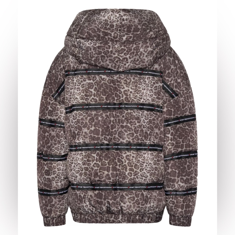 ONE TEASPOON Animal Print Puffer Jacket - Picture 4 of 10